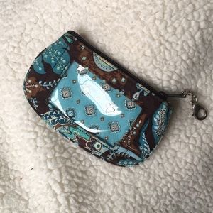 Vera Bradley Zip Id Case in Retired "Java"